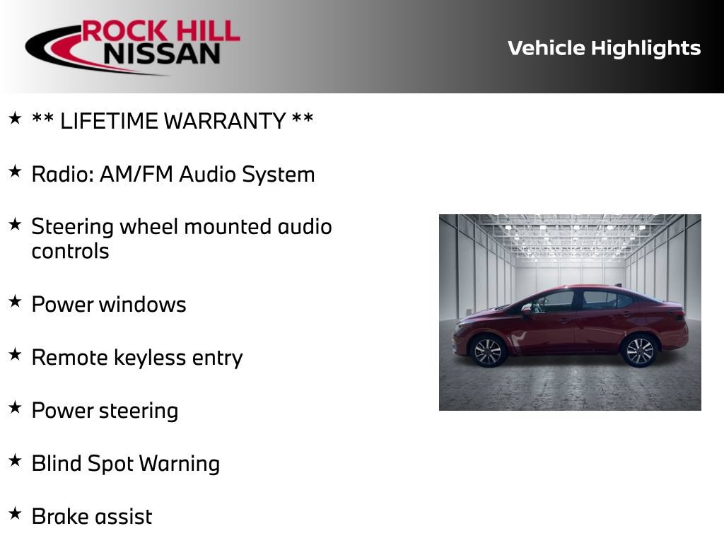 Certified 2025 Nissan Versa SV FWD image 5
