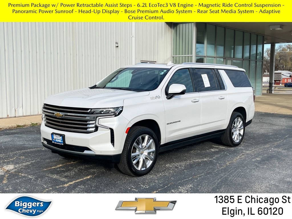 Used 2021 Chevrolet Suburban High Country w/ Premium Package image 1