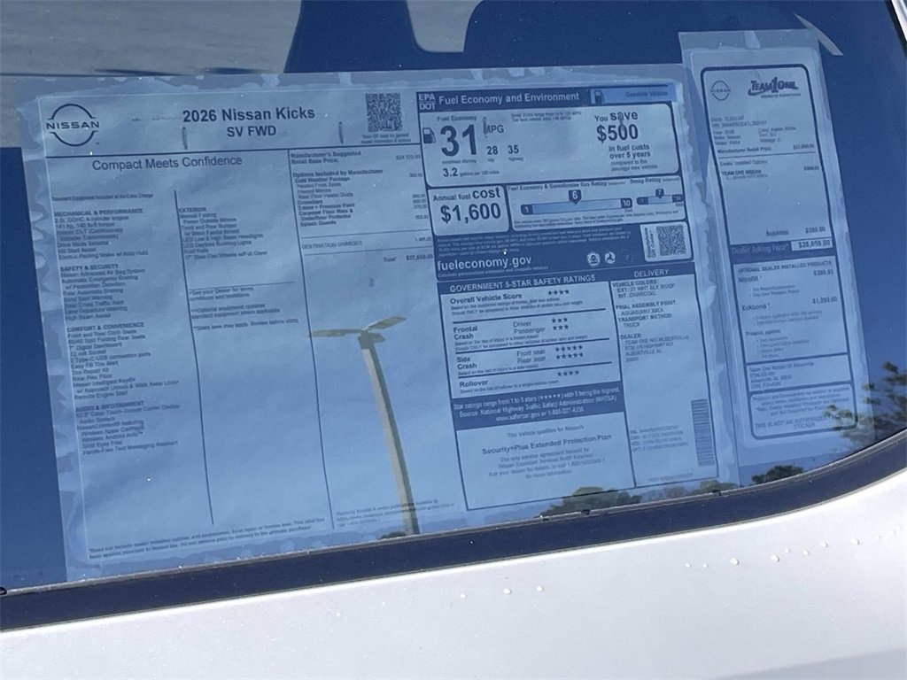 New 2026 Nissan Kicks SV w/ Cold Weather Package FWD image 11