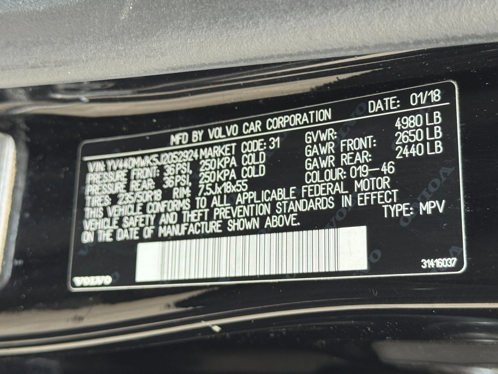 Used 2018 Volvo V60 T5 Cross Country w/ Convenience Package AWD/4WD image 41