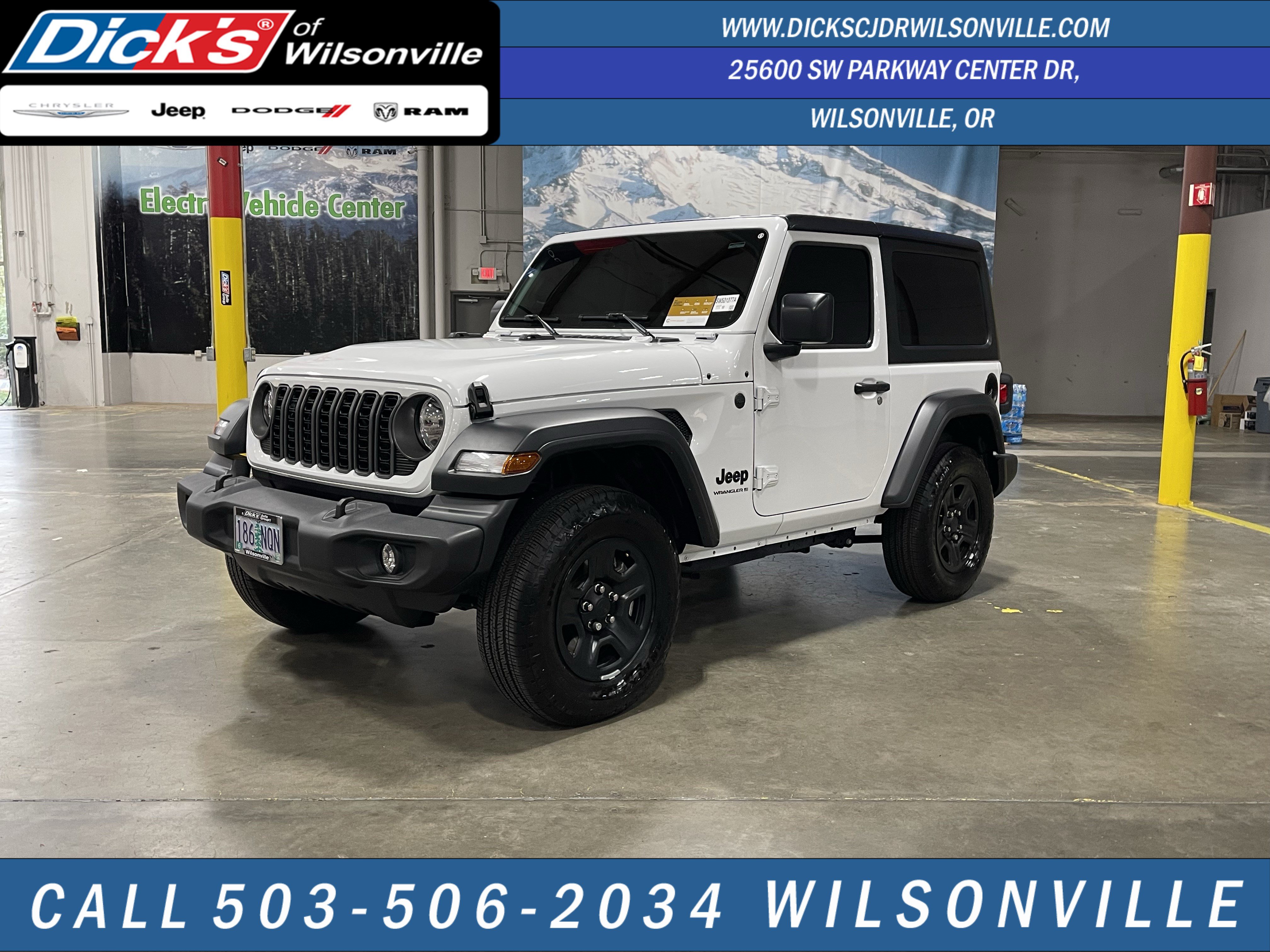Certified 2025 Jeep Wrangler Sport AWD/4WD image 1