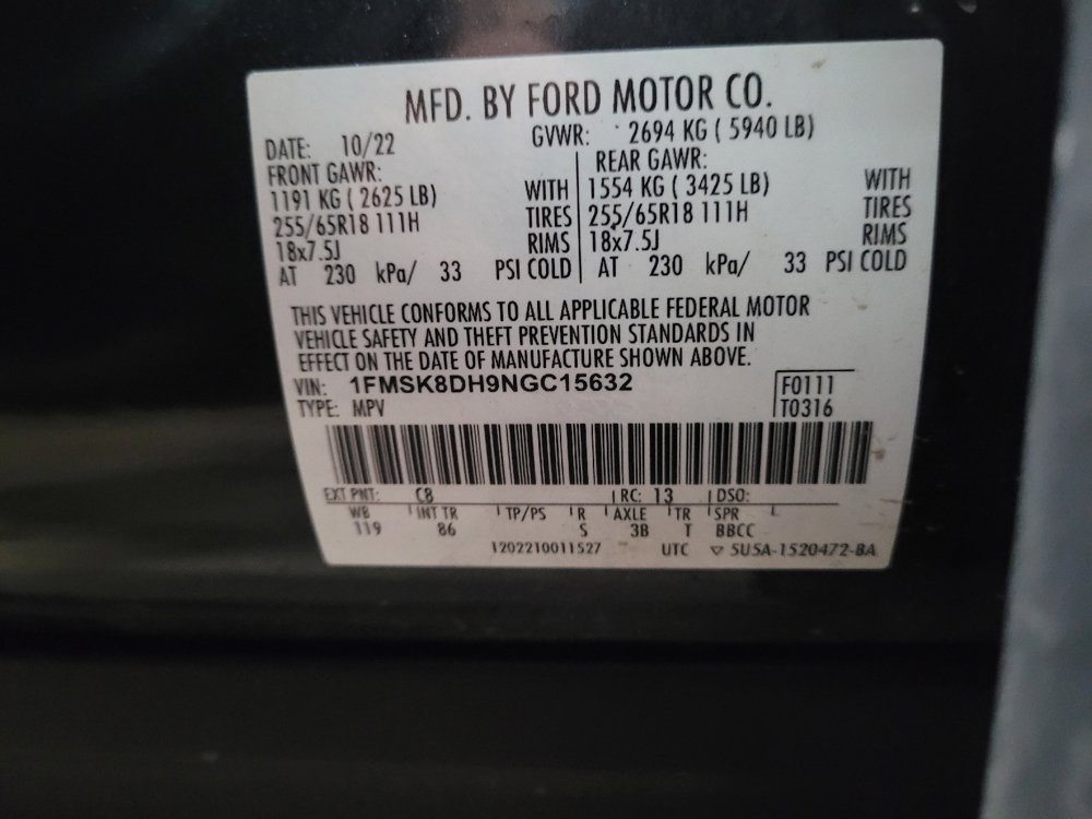 Used 2022 Ford Explorer XLT image 33