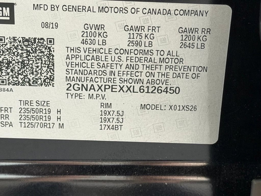 Used 2020 Chevrolet Equinox Premier w/ Premier Redline Edition FWD image 41