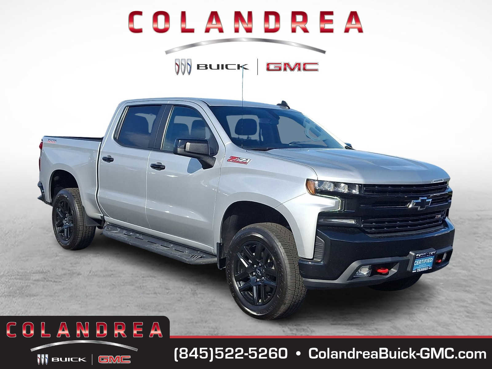 Certified 2021 Chevrolet Silverado 1500 LT Trail Boss w/ Bed Protection Package AWD/4WD image 1
