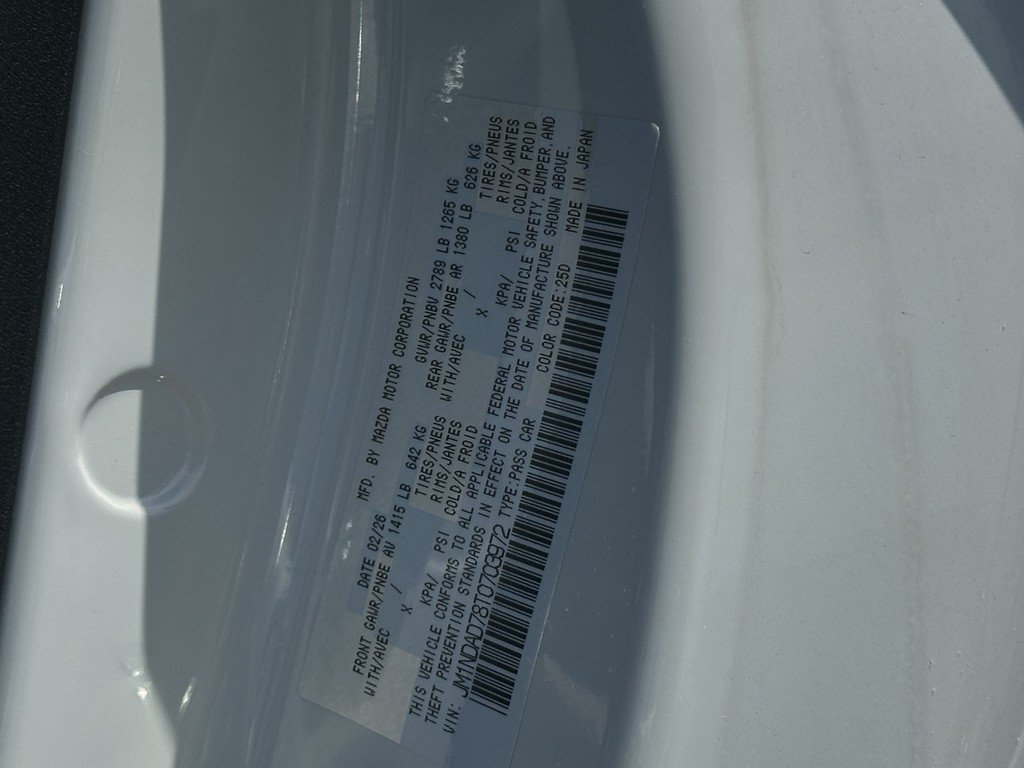 New 2026 MAZDA MX-5 Miata Grand Touring RWD image 19