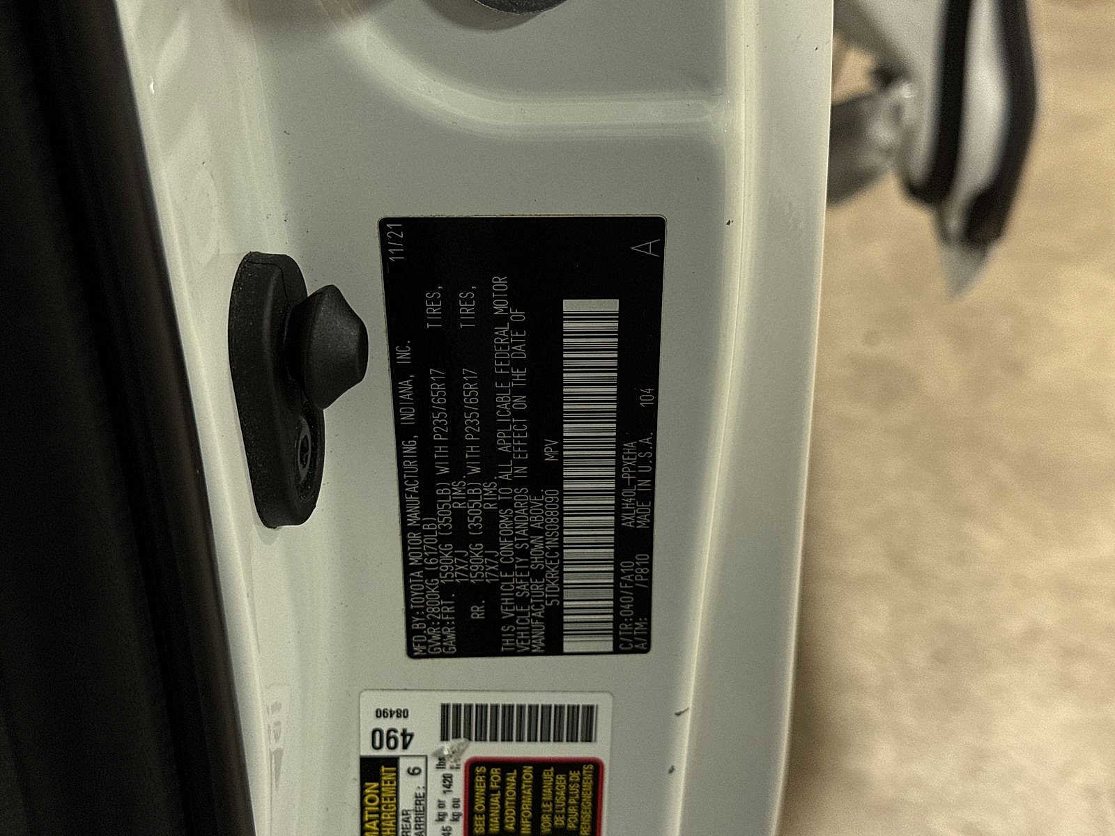 Certified 2022 Toyota Sienna LE FWD image 14