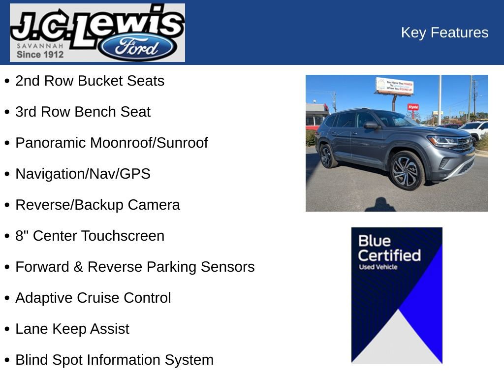 Used 2021 Volkswagen Atlas SEL Premium image 34