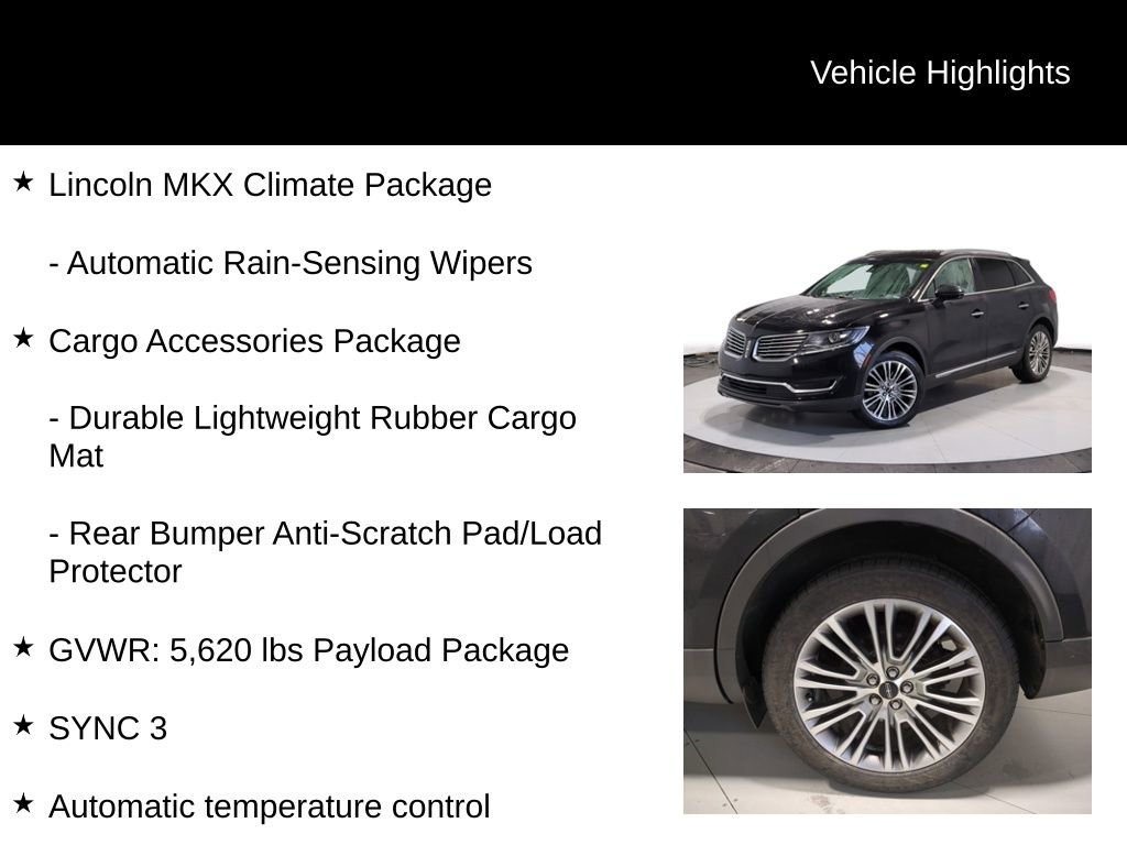 Used 2017 Lincoln MKX Reserve w/ Lincoln MKX Climate Package image 13