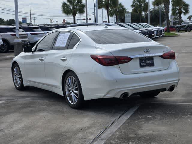 Certified 2023 INFINITI Q50 Luxe w/ Cargo Package RWD image 4