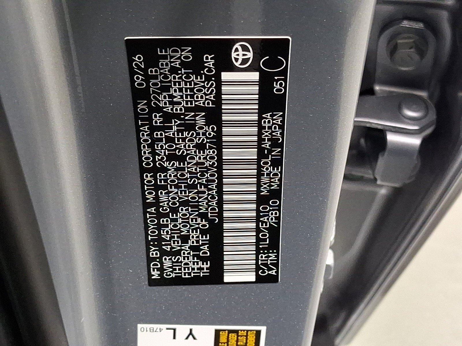New 2027 Toyota Prius Limited w/ Limited Premium Package FWD image 17