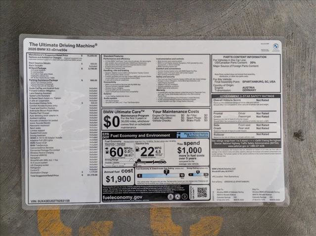 New 2026 BMW X5 xDrive50e w/ M Sport Package image 18