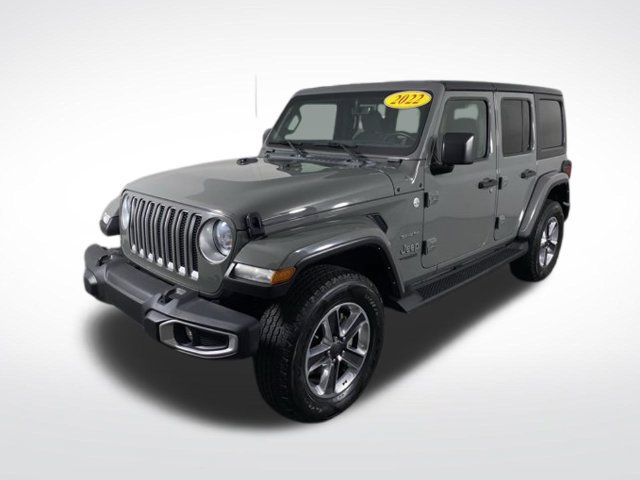 Used 2022 Jeep Wrangler Unlimited Sahara w/ Cold Weather Group AWD/4WD image 14