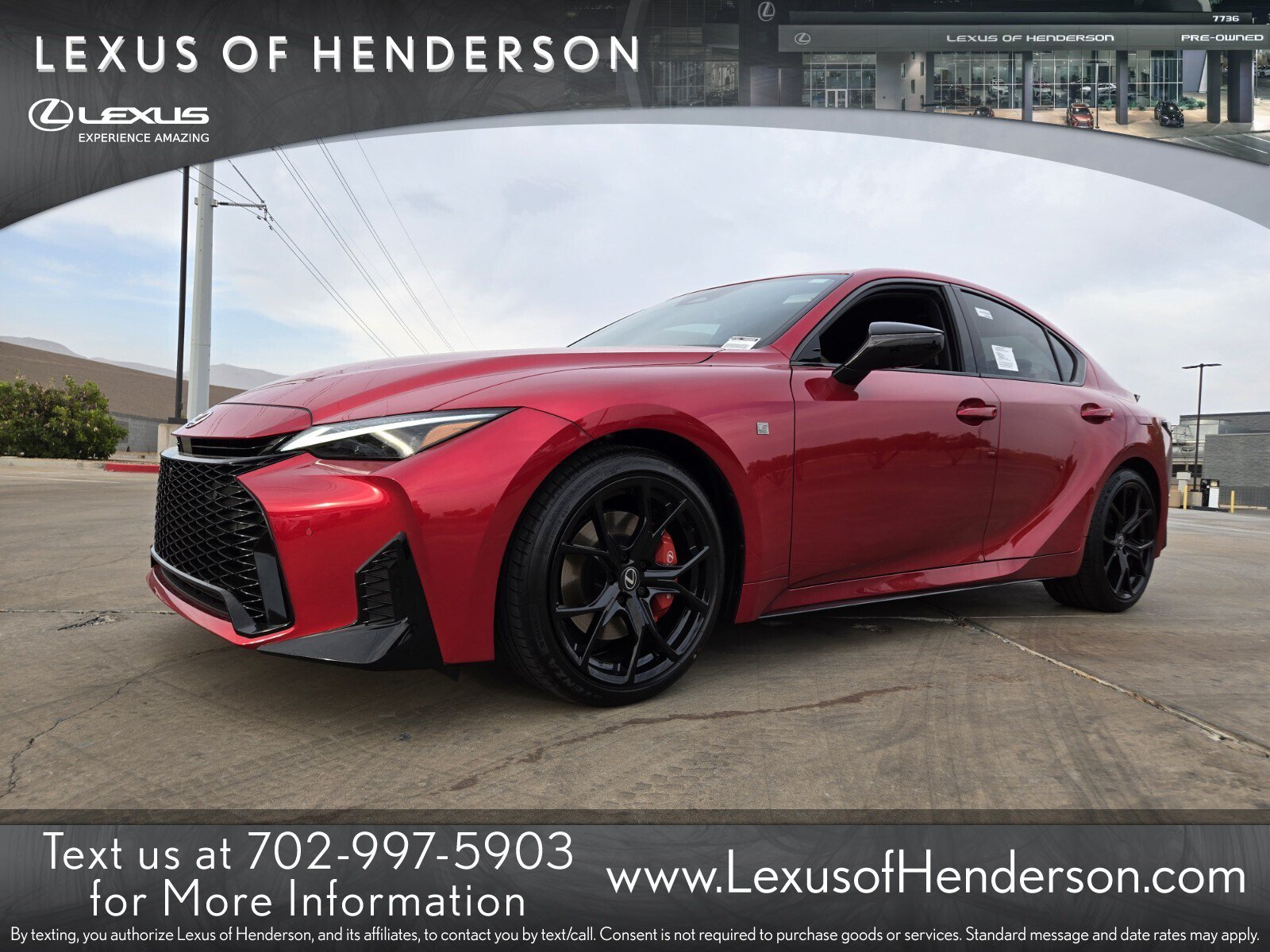 New 2026 Lexus IS 350 F Sport