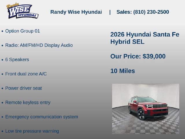 New 2026 Hyundai Santa Fe SEL AWD/4WD image 5
