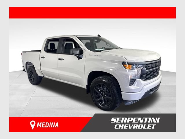 New 2026 Chevrolet Silverado 1500 Custom w/ Turbomax Blackout Package AWD/4WD image 1