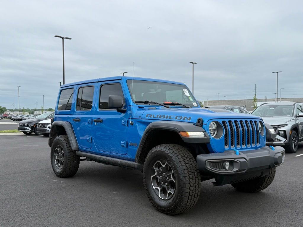 Used 2022 Jeep Wrangler Unlimited Rubicon 4xe w/ Cold Weather Group image 3