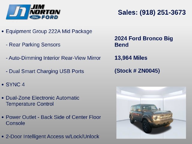 Used 2024 Ford Bronco Big Bend AWD/4WD image 14