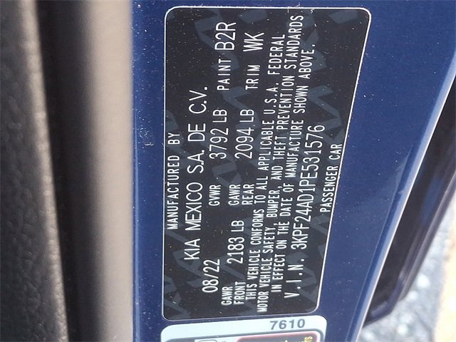 Certified 2023 Kia Forte LXS image 26