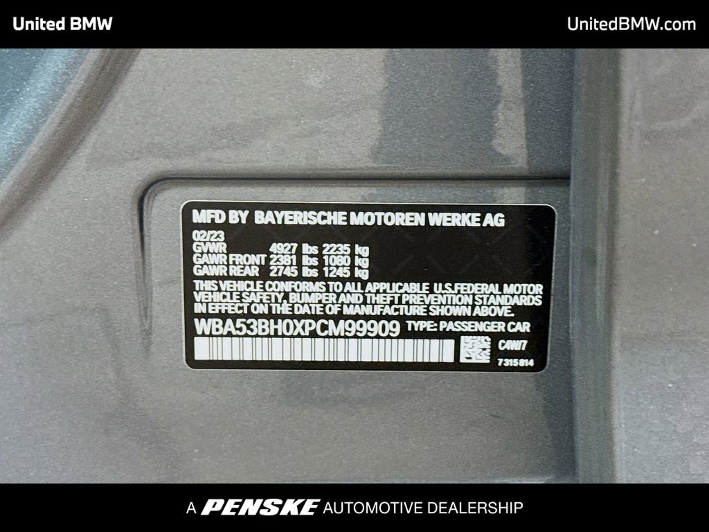 Used 2023 BMW 530i w/ Convenience Package RWD image 15