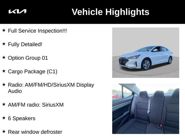 Used 2020 Hyundai Elantra SEL w/ Cargo Package (C1) FWD image 5