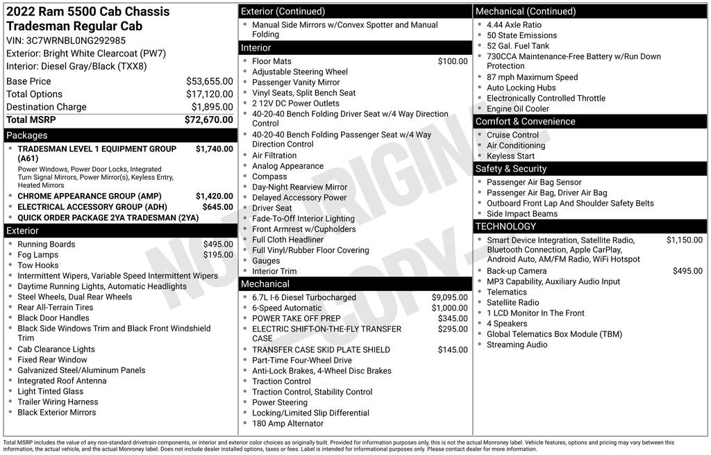 Used 2022 RAM 5500 Tradesman image 10