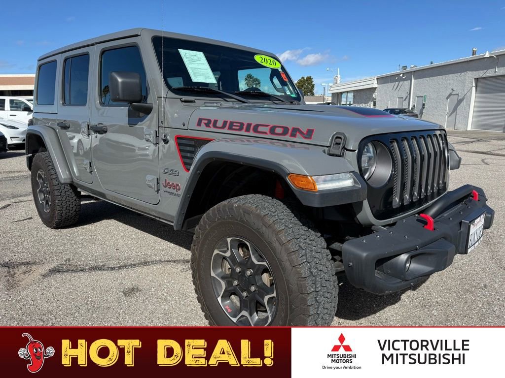 Used 2020 Jeep Wrangler Unlimited Rubicon w/ Quick Order Package 28Y Recon image 1