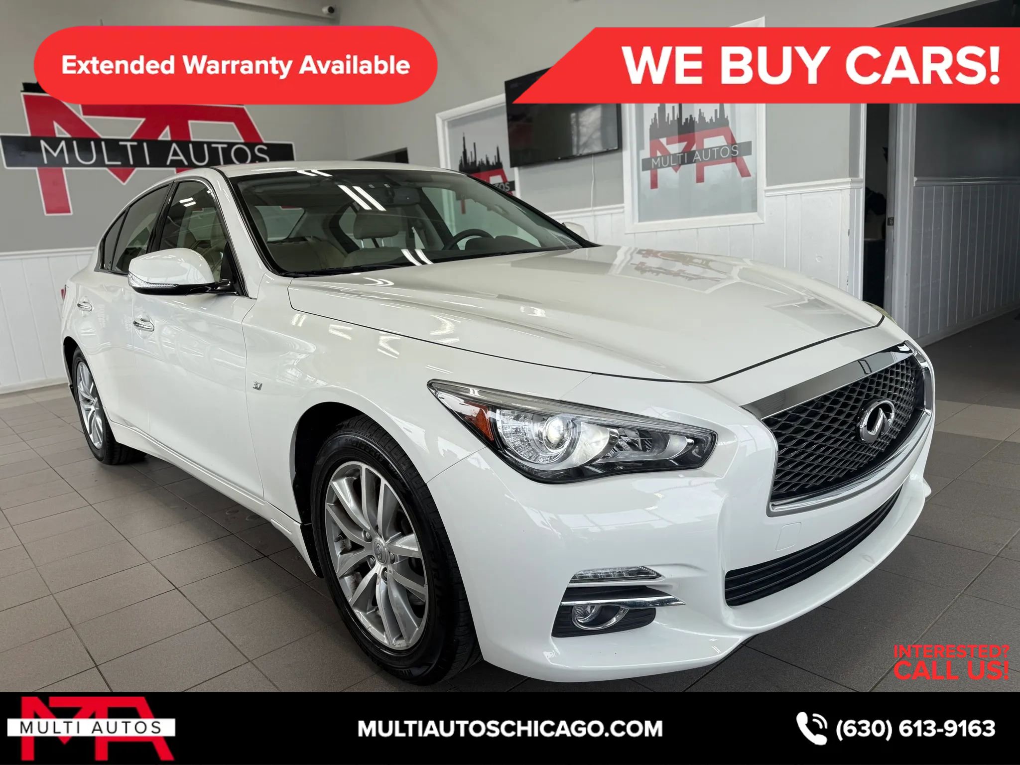 Used 2014 INFINITI Q50 Premium w/ Navigation Package AWD/4WD image 4