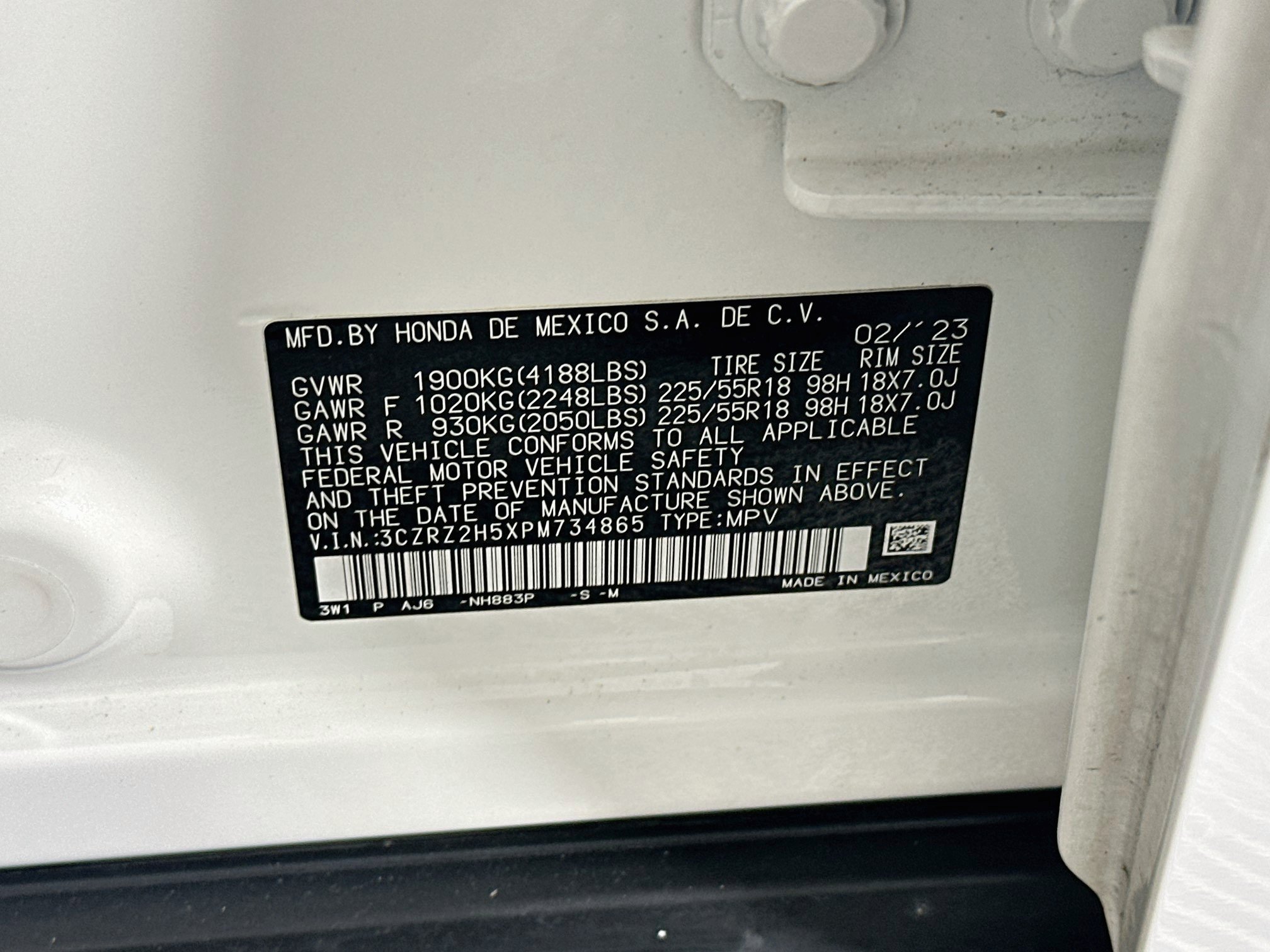 Used 2023 Honda HR-V Sport image 12