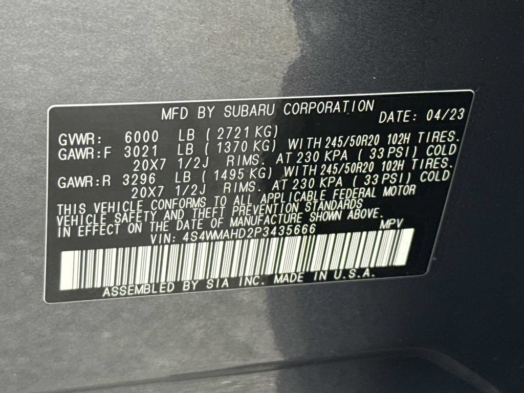 Used 2023 Subaru Ascent Onyx Edition AWD/4WD image 26