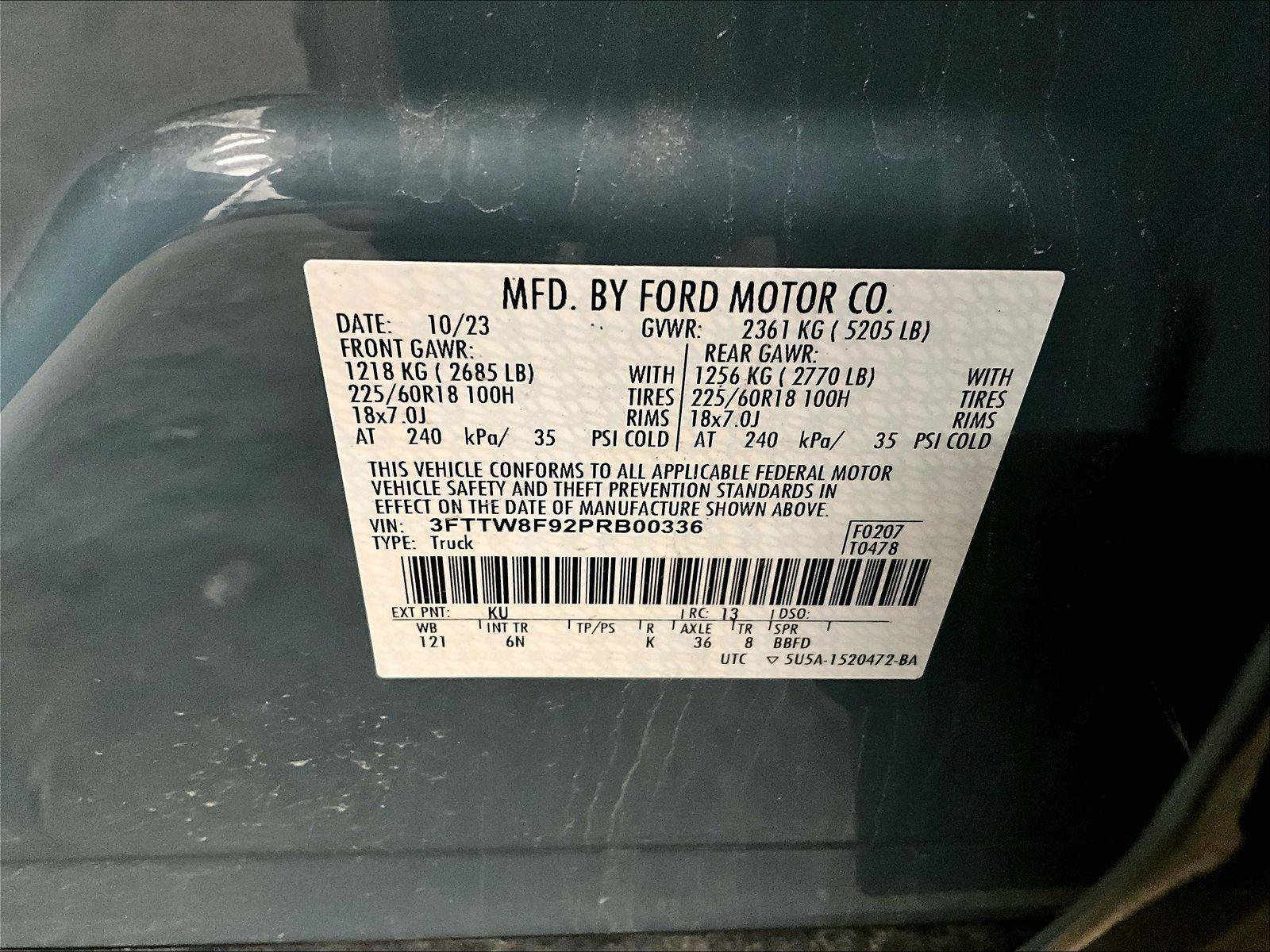 Used 2023 Ford Maverick Lariat w/ Equipment Group 500A Standard image 33