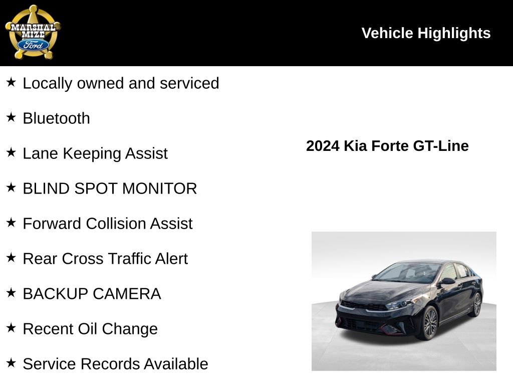Used 2024 Kia Forte GT-Line w/ GT-Line Premium Package image 2