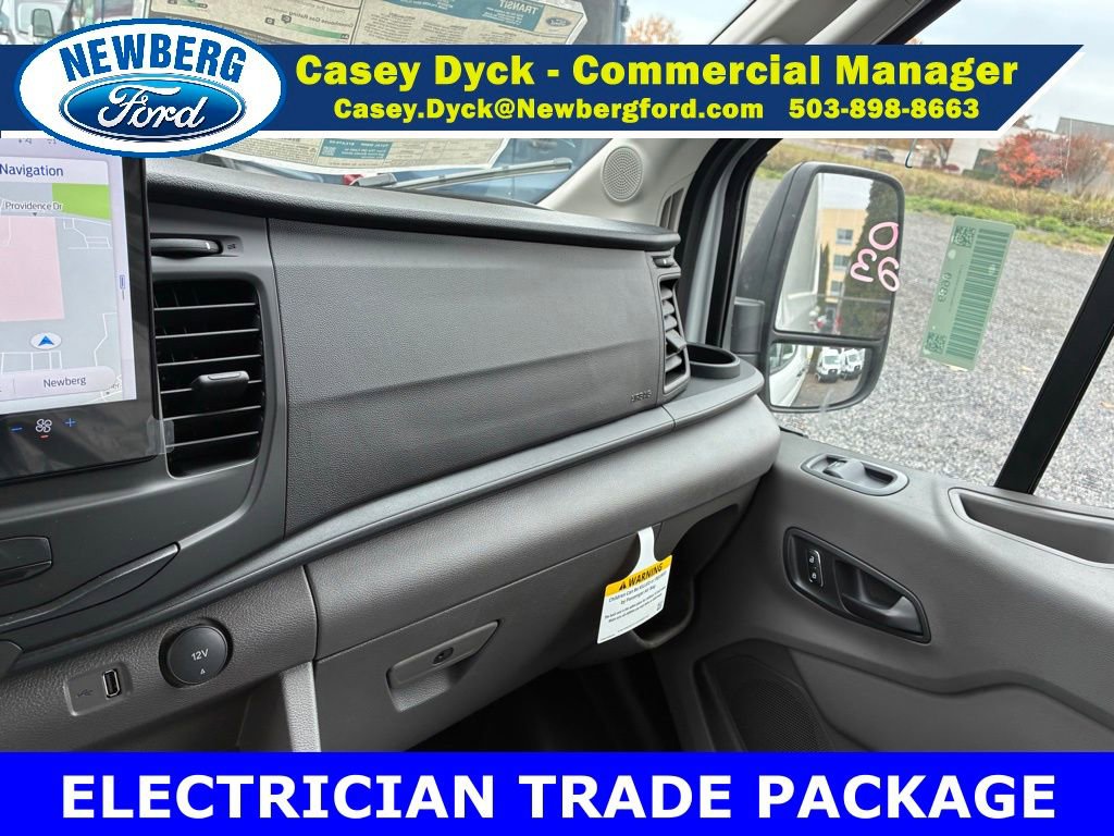 New 2025 Ford Transit 350 148 High Roof AWD w/ Electrician Trade Package image 13