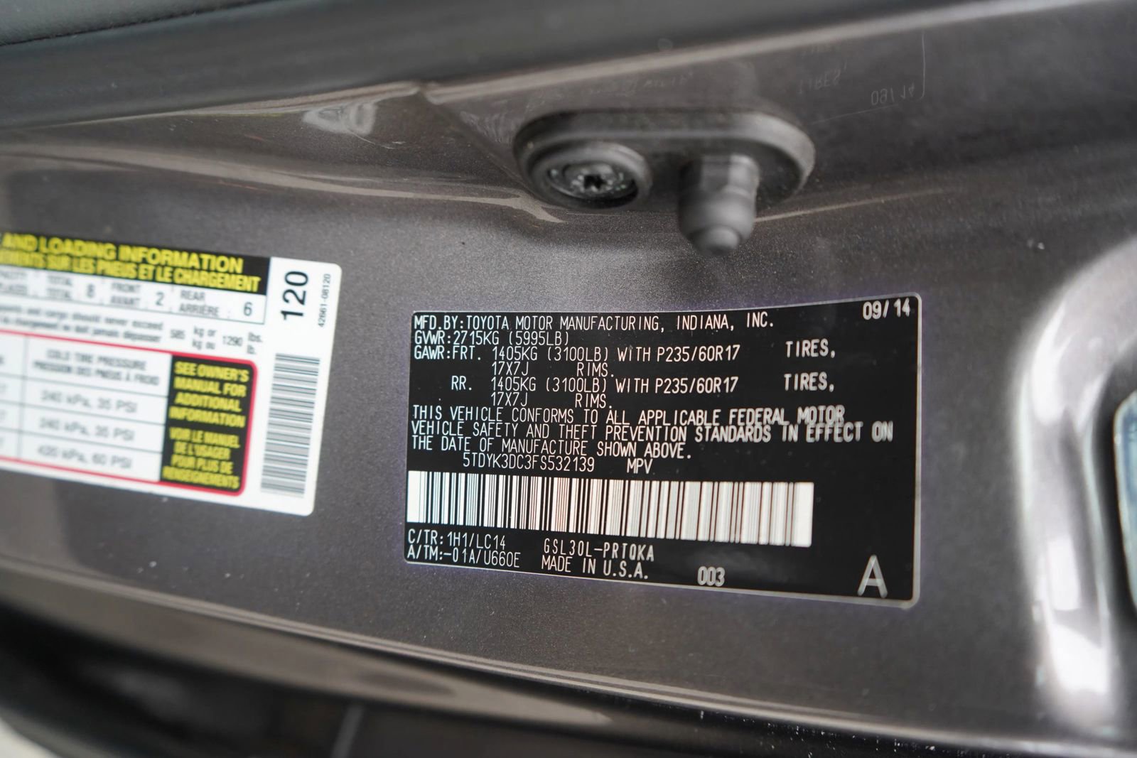 Used 2015 Toyota Sienna FWD image 9