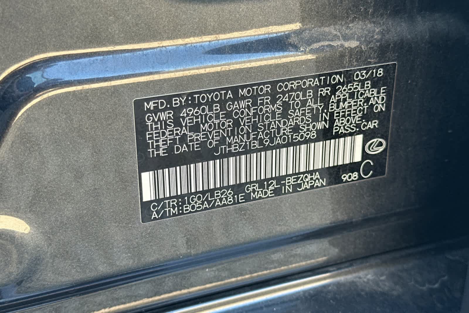 Used 2018 Lexus GS 350 F Sport w/ Preferred Accessory Package RWD image 28