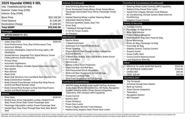 New 2025 Hyundai Ioniq 5 SEL image 4