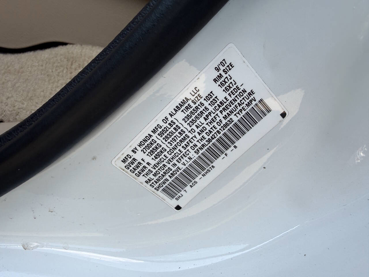 Used 2007 Honda Odyssey EX image 29