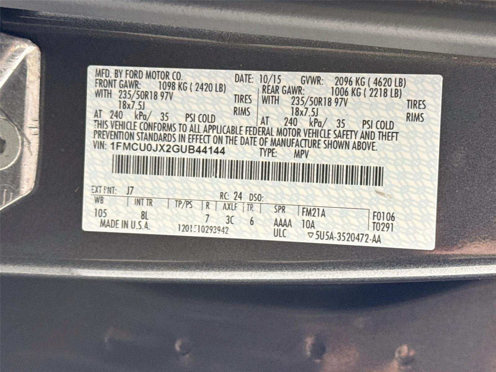 Used 2016 Ford Escape Titanium FWD image 31