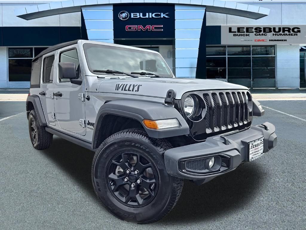 Used 2022 Jeep Wrangler Unlimited Willys image 1