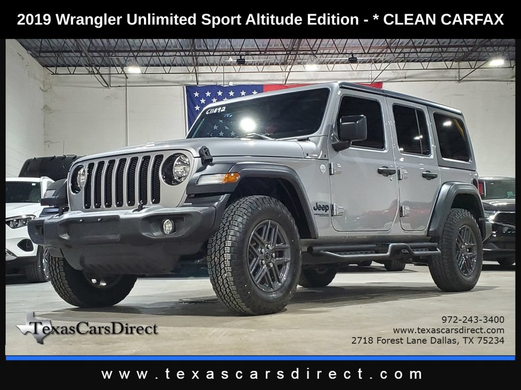 Used 2019 Jeep Wrangler Unlimited Sport AWD/4WD 360° Tour