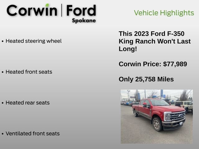 Used 2023 Ford F350 King Ranch image 18