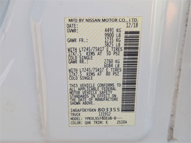 Used 2019 Nissan NV 3500 SV image 23