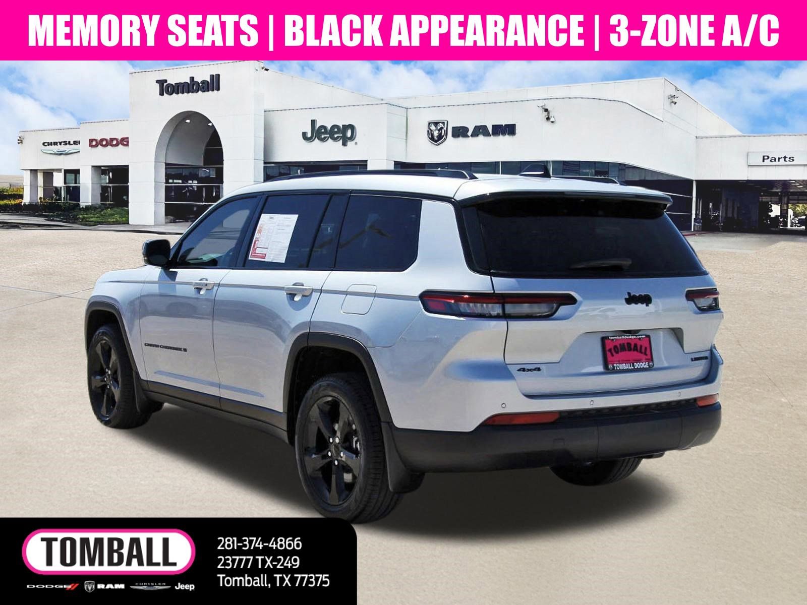 Used 2025 Jeep Grand Cherokee L Limited w/ Black Appearance Package image 5