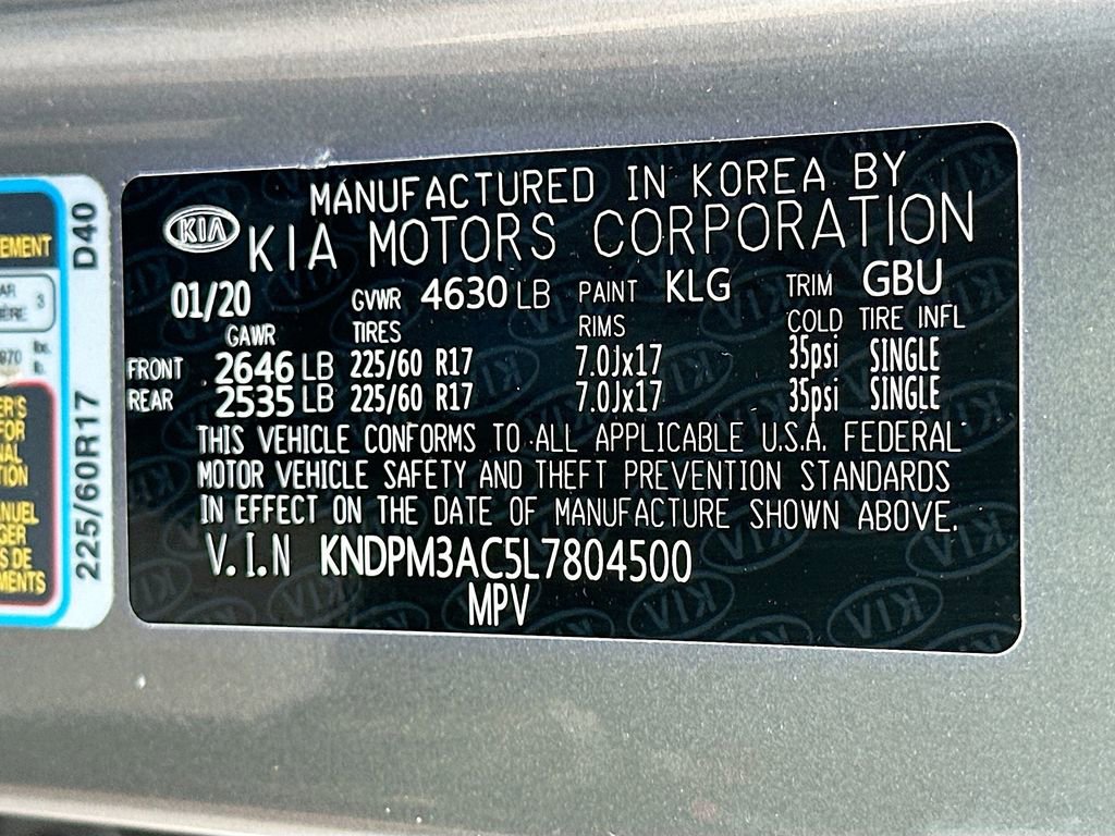 Certified 2020 Kia Sportage LX w/ LX Popular Package image 29