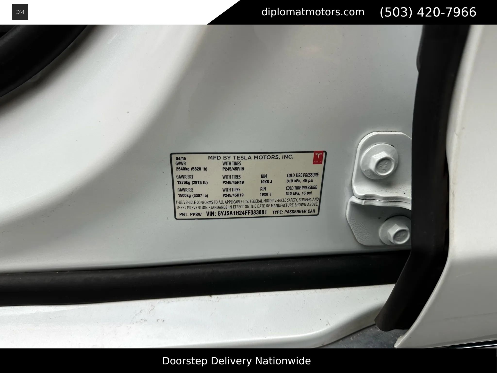 Used 2015 Tesla Model S 85D image 43