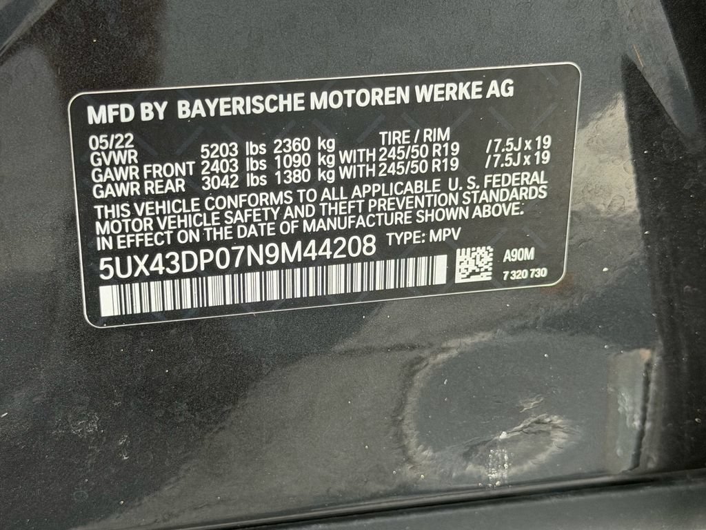 Used 2022 BMW X3 sDrive30i w/ Premium Package 2 RWD image 23