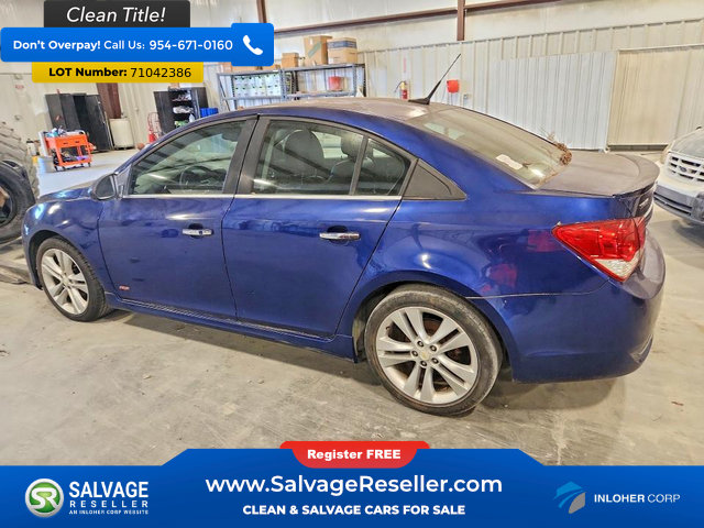 Used 2012 Chevrolet Cruze LTZ w/ RS Package FWD image 3