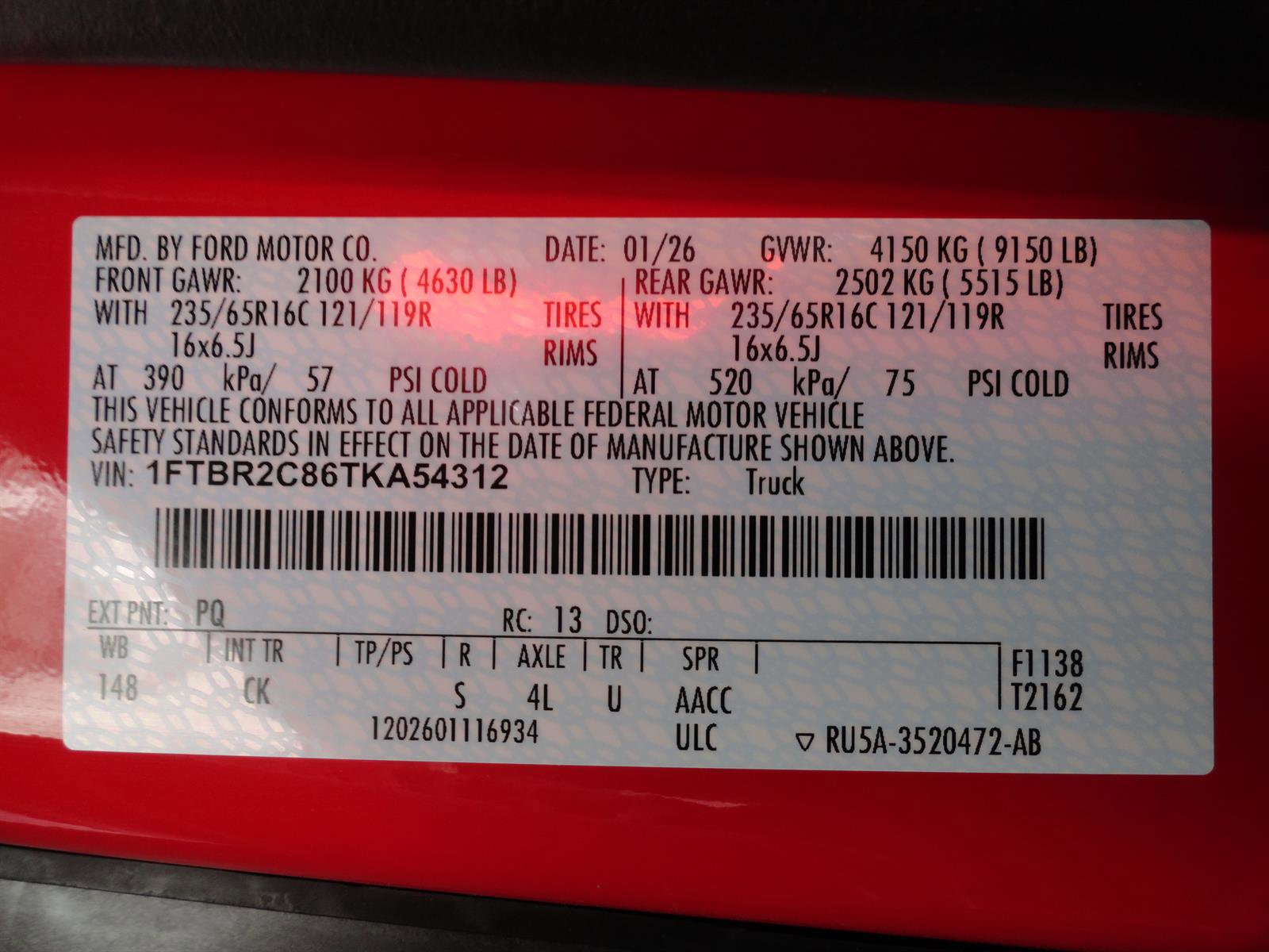 New 2026 Ford Transit 250 148 Medium Roof Extended AWD image 23