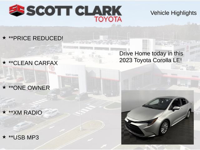 Used 2023 Toyota Corolla LE w/ LE Premium Package FWD image 7