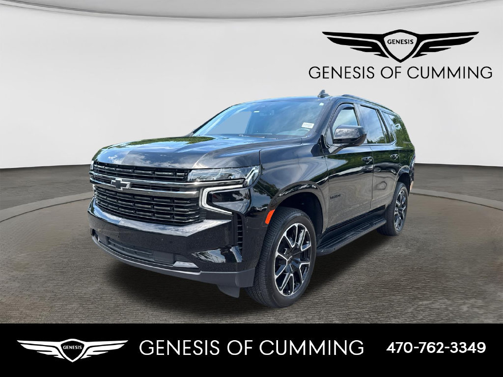 Used 2021 Chevrolet Tahoe RST w/ Rear Media and Nav Package RWD image 3