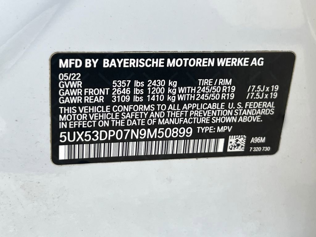 Used 2022 BMW X3 xDrive30i image 32